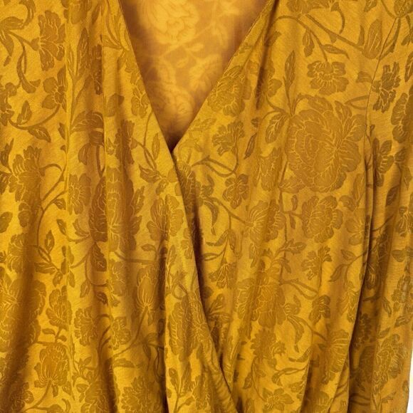 NWOT Anthropologie Maeve Fall Feminine Cottagecore Floral Burnout Wrap Top Sz. S - Picture 6 of 15